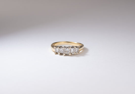 Vintage Anniversary Diamond Band