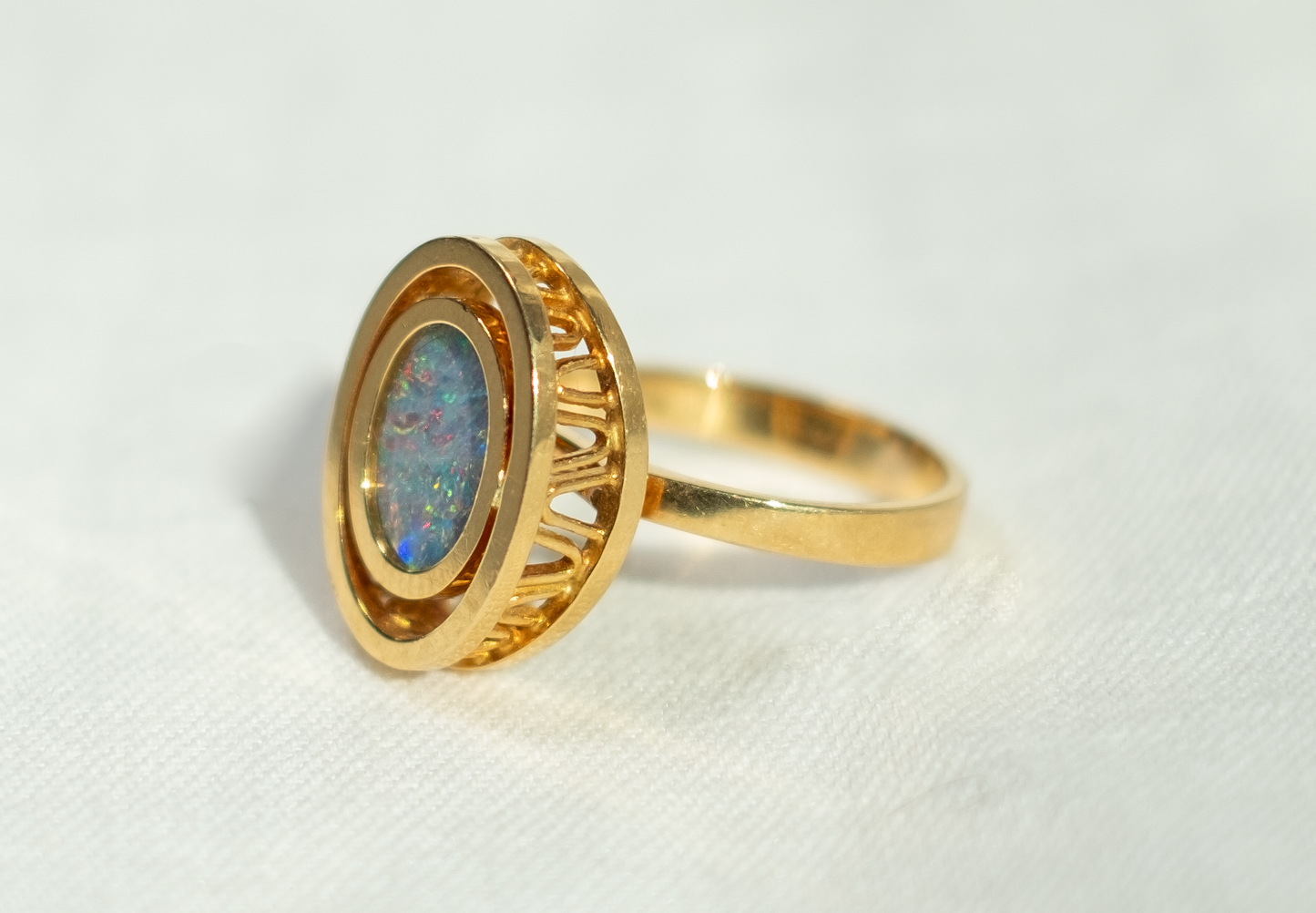 Celestial Vintage Opal Ring