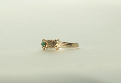 Birks Emerald Signet Ring