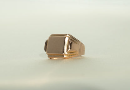 Antique Israeli Gold Signet Ring