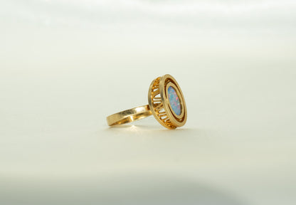 Celestial Vintage Opal Ring