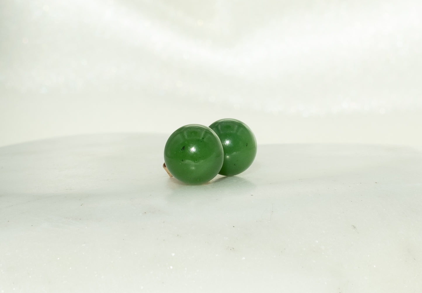 Birks Antique Jade Studs