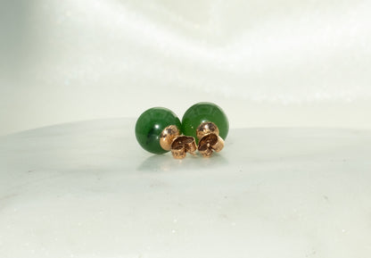 Birks Antique Jade Studs