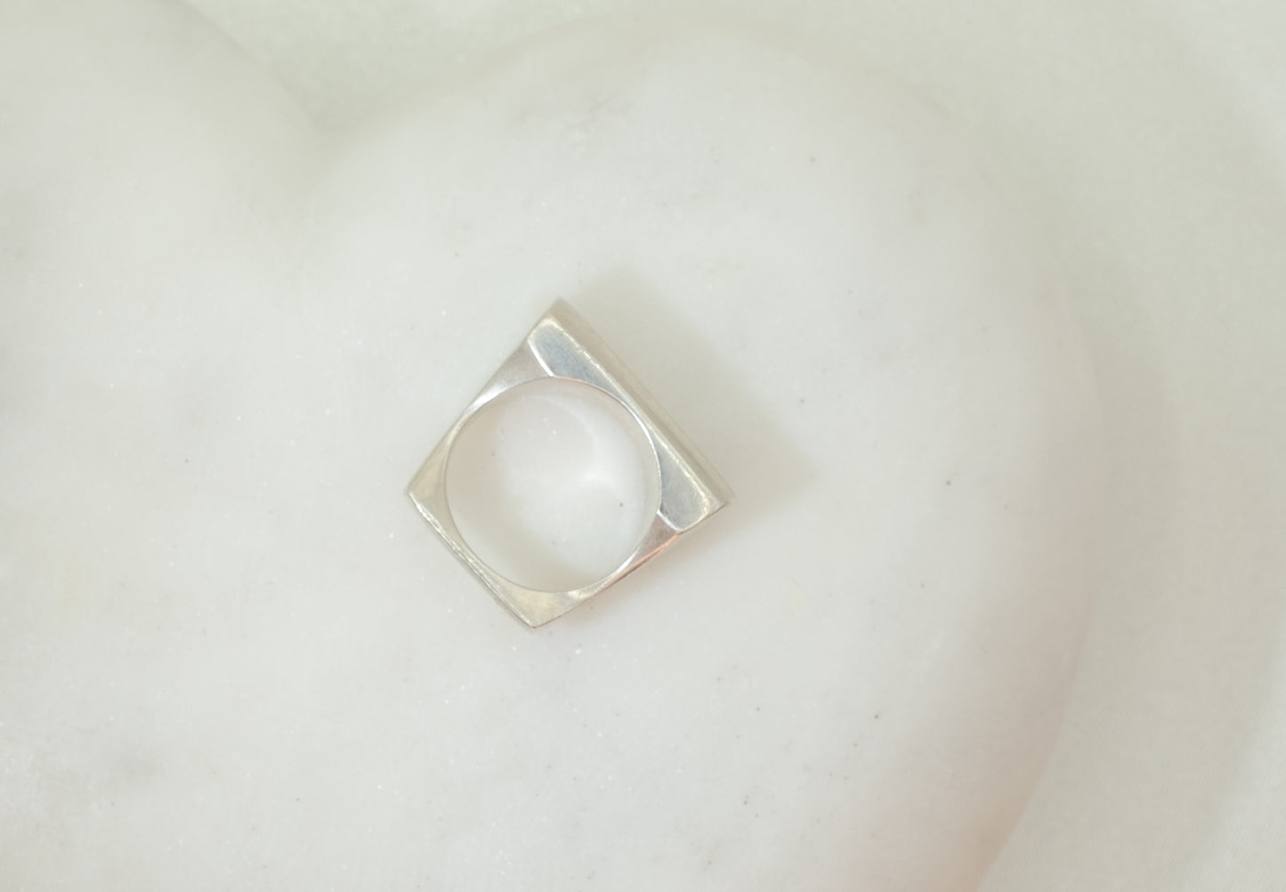 Vintage Modernist Sterling Bar Ring