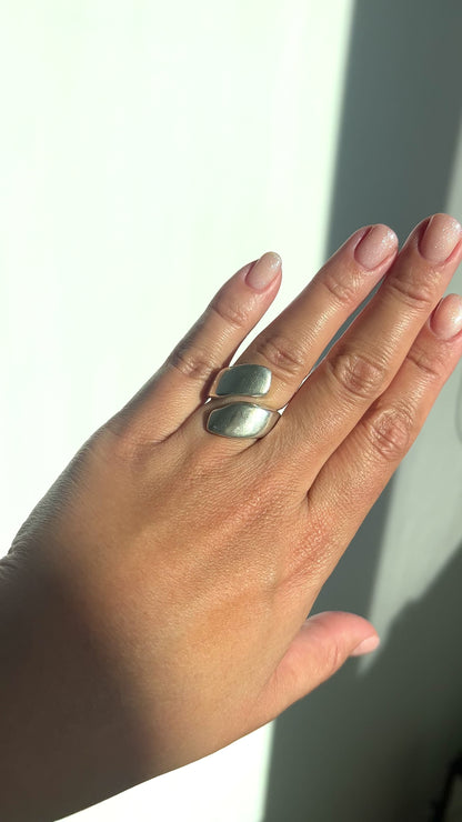 Vintage Bold Wrap Ring