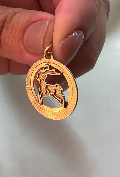 Aries Zodiac Pendant